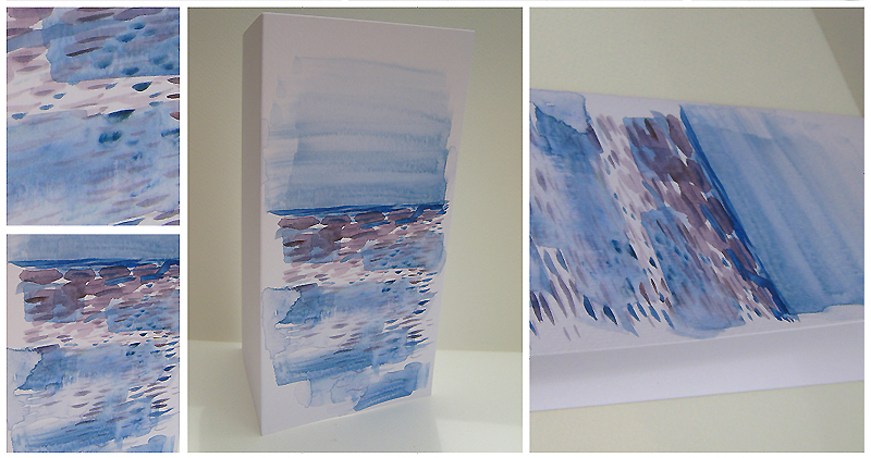 Shop Inga Design. Watercolor Greeting cards. Lake. Calm waters
